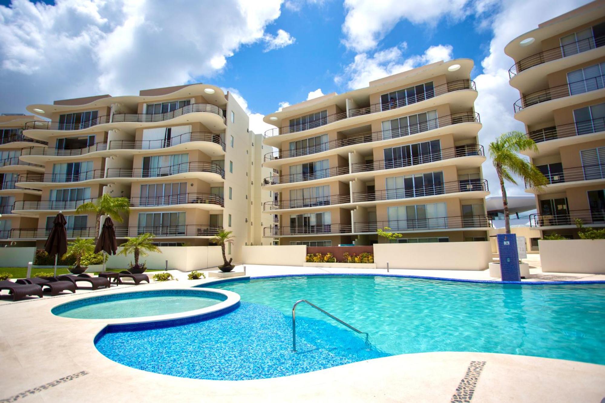Large Apartment With Pool And Terrace! แคนคูน ภายนอก รูปภาพ